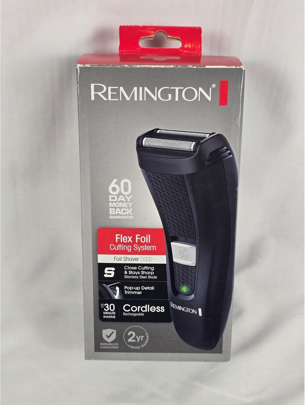 Remington Flex Foil Cordless Electric Foil Shaver with Pop-Up Trimmer